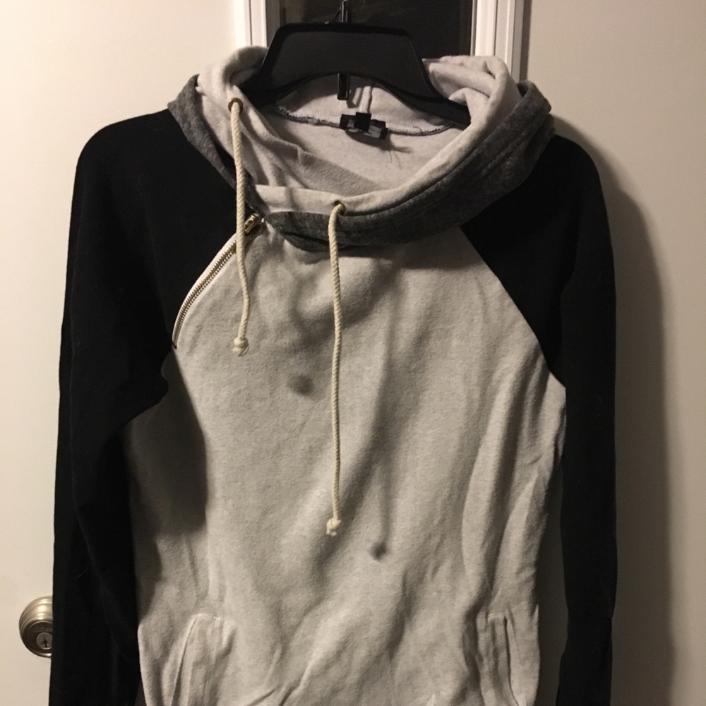 Double hooded sweatshirt